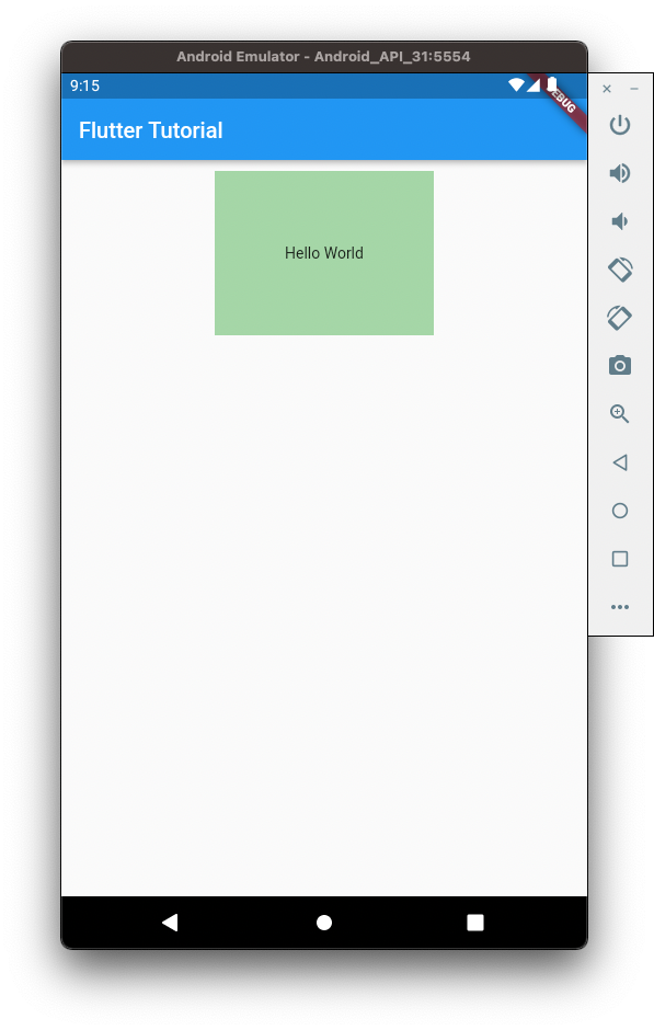 How to set Background Color for Container Widget in Flutter? - TutorialKart