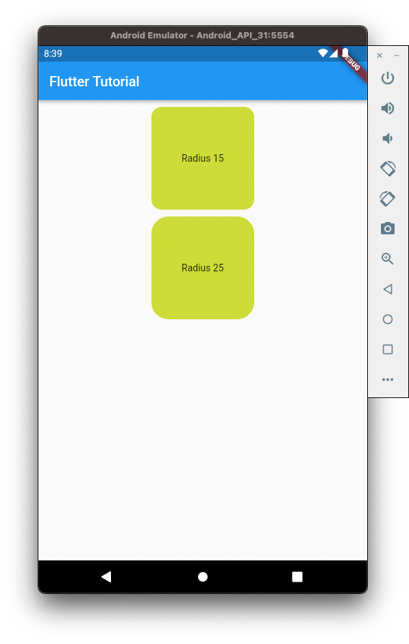 How To Set Border Radius For Container In Flutter Tutorialkart