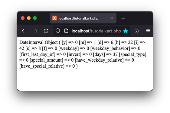 PHP - Difference between Two Dates