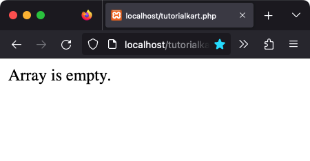 PHP - Check if array is empty