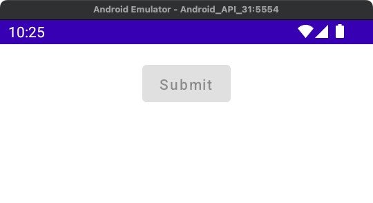 Android Compose - Disabled Button