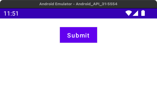 Android Compose - Button - Rectangle Shape