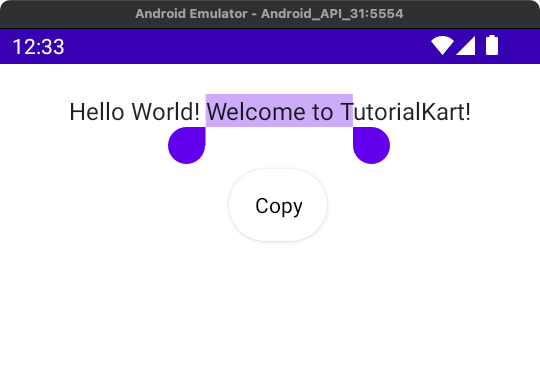 Android Compose - Make text selectable