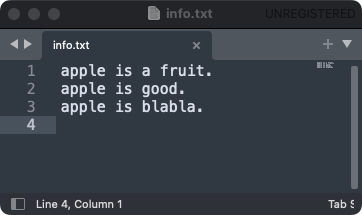 Kotlin - Replace string in a file - Contents of file before replacement