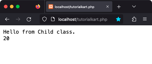 PHP - Class Inheritance - Override method and property