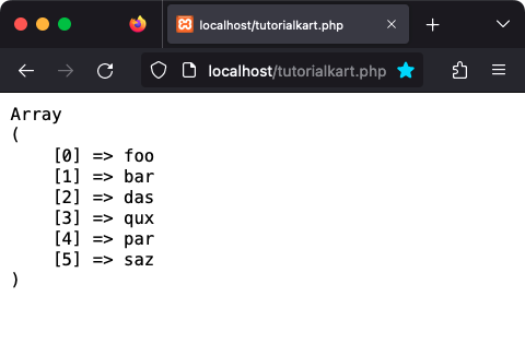 PHP - Get keys of an array