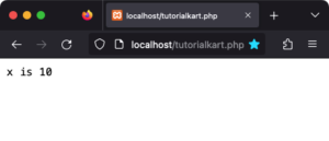 PHP - Simple Assignment Operator