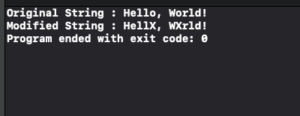 swift string replace character at index