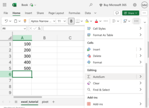 How to Sum a Column or Range in Excel? Steps and Examples