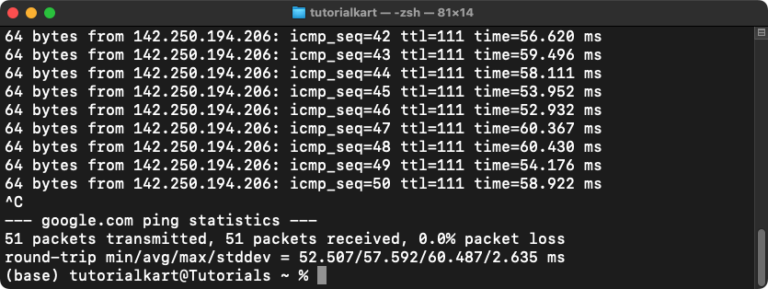 How to Test Internet Connection in Mac Terminal? Answer