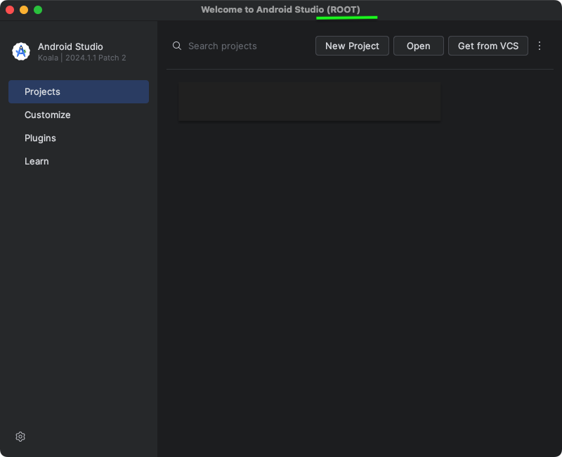 How to Run Android Studio from Mac Terminal as Root or Admin