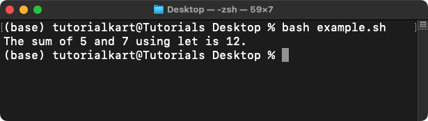 Bash Addition - Examples