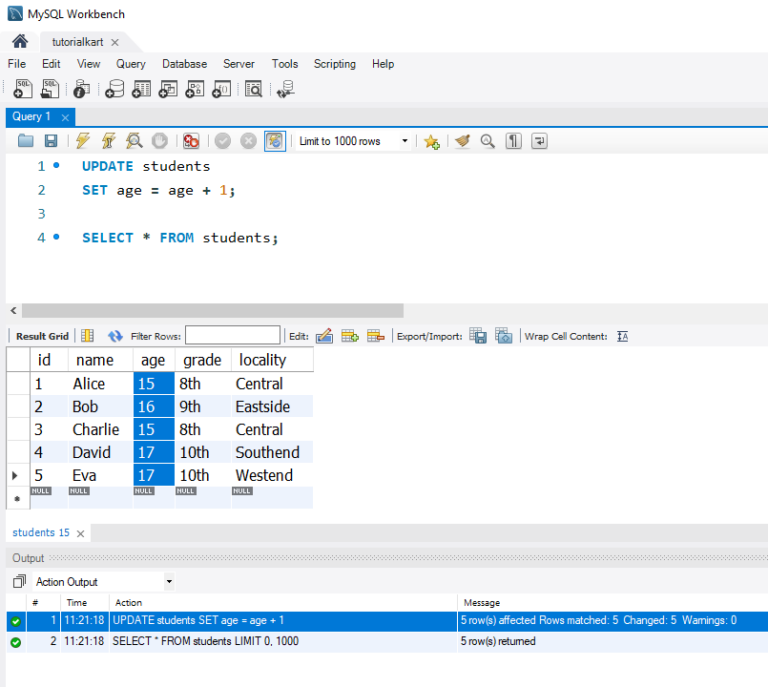 SQL UPDATE Statement - Syntax, Examples