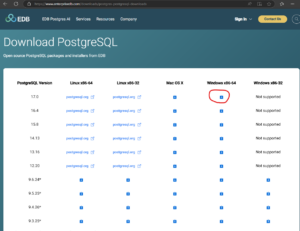 PostgreSQL - Installation Steps on Windows