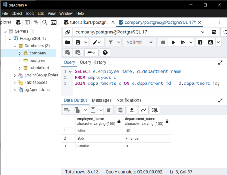 Postgresql create table with foreign key examples