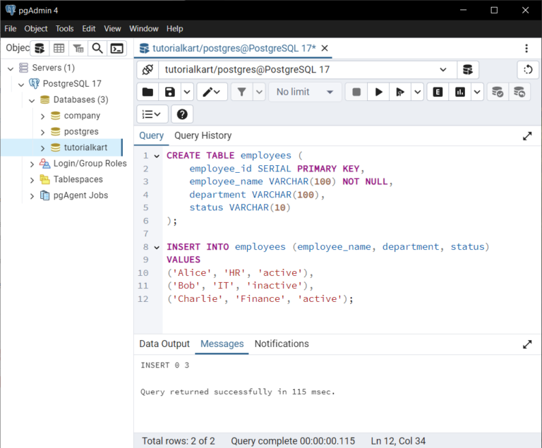 PostgreSQL - Create Table from Another Table - Examples
