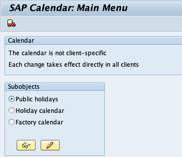 Customer Calendars in SAP