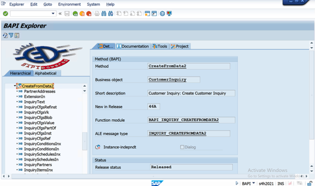BAPI Documentation