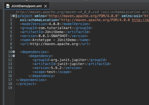 JUnit - Install Using Maven - Step by Step Process - Step to add dependency in pom file