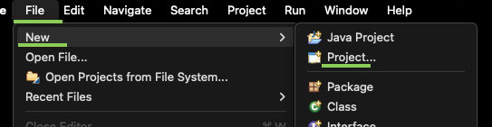Creating New Project in Eclipse for JUnit