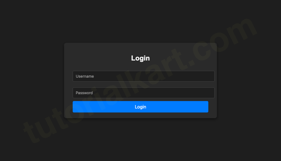 Design 3: Dark Mode Form Preview
