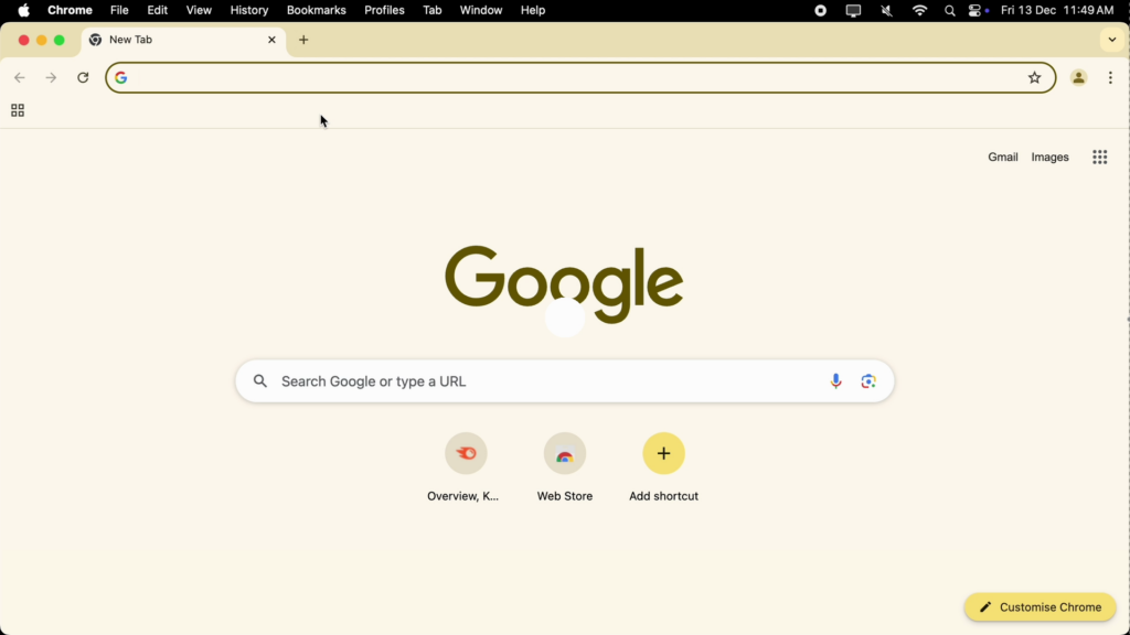 Change Your Chrome Theme: Finish