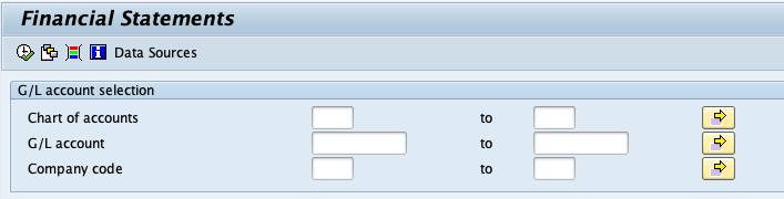 Transaction Codes for Business Area Reporting