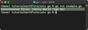 Go – Slice Concat – 3 Examples