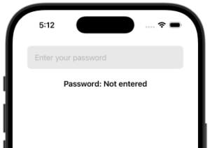 SwiftUI SecureField Height