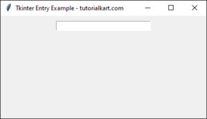 Python Tkinter Entry - Examples