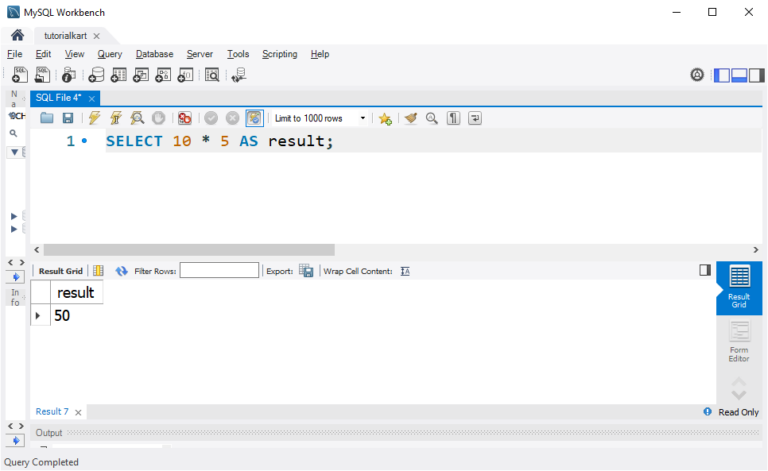 SQL Multiplication Operator