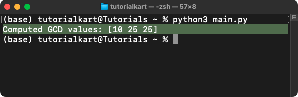 NumPy gcd() - GCD of Two Arrays Element-wise