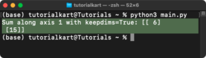 NumPy sum() - Sum of Array Elements