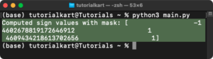 NumPy sign() - Indication of Sign of Number of Array Element-wise