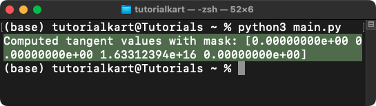 NumPy tan() - Trigonometric Tangent