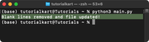 How to Remove Blank Lines from a File in Python? Examples