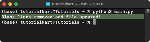 How to Remove Blank Lines from a File in Python? Examples