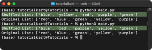 How to Shuffle a List in Python