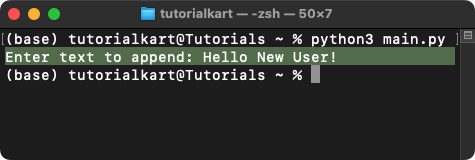 How to Open a File in Append Mode in Python