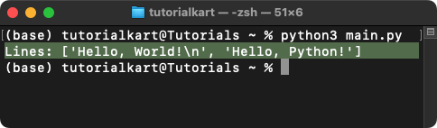 How to Read a File using read(), readline(), and readlines() in Python