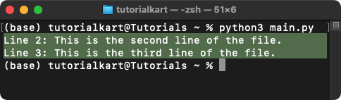 How to Read Specific Lines from a File in Python