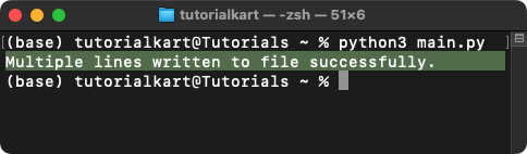How to Write a String to a File in Python