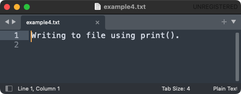 How to Write a String to a File in Python