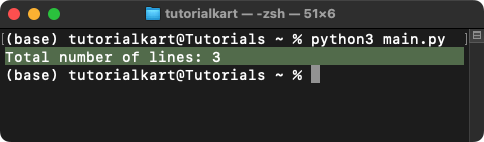How to Count the Number of Lines in a File in Python
