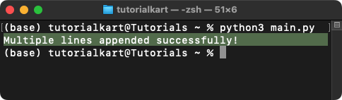 How to Append Data to an Existing File in Python? 4 Examples