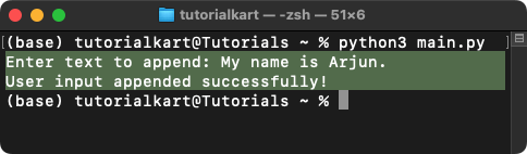 How to Append Data to an Existing File in Python? 4 Examples
