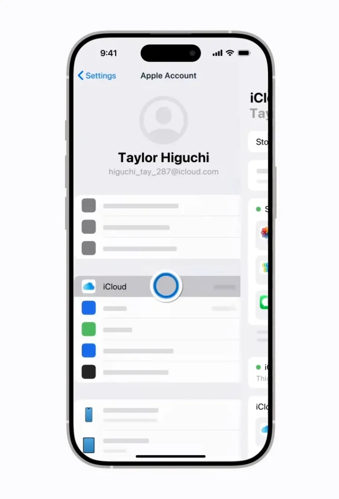 How to create an iCloud backup - Step 3, 4